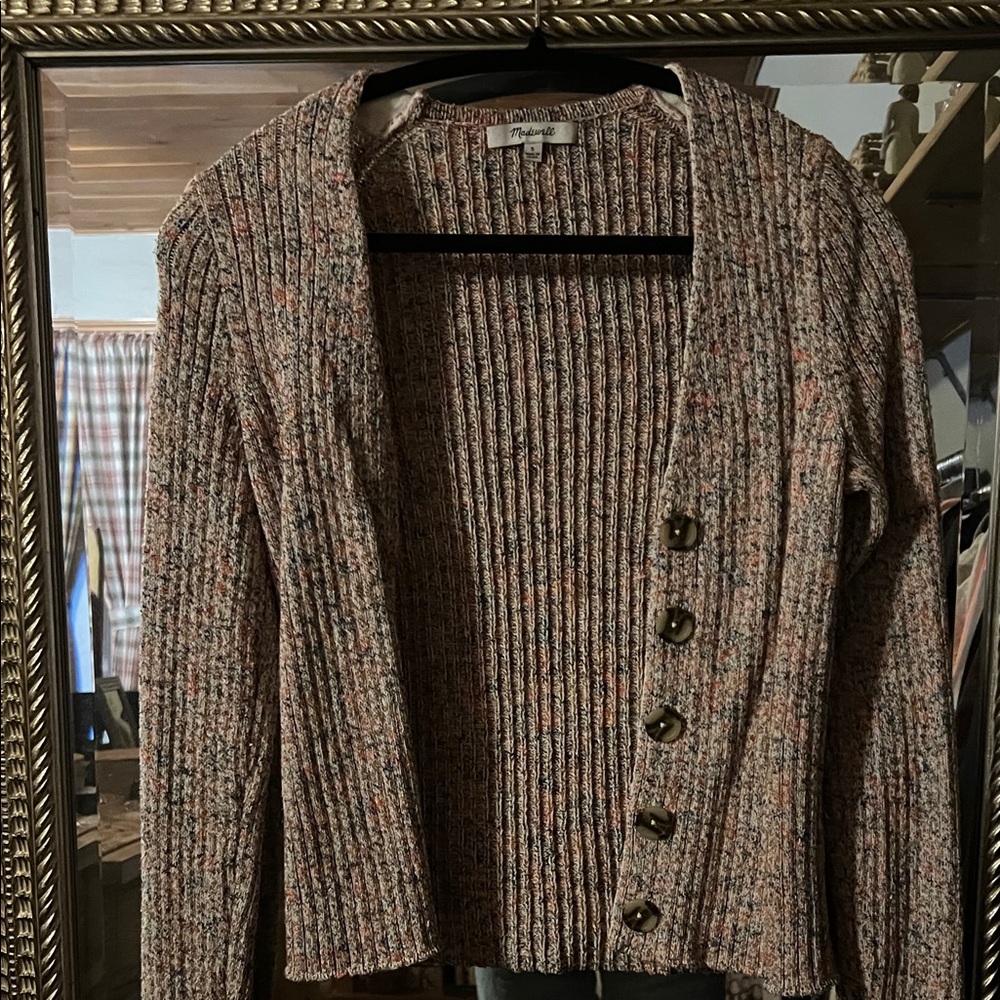 Madewell Multicolor Button-Up Cardigan